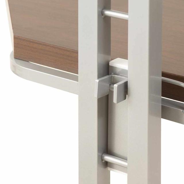 突っ張り コーナーラック 2段 幅81cm 可動棚 日本製 （ つっぱり