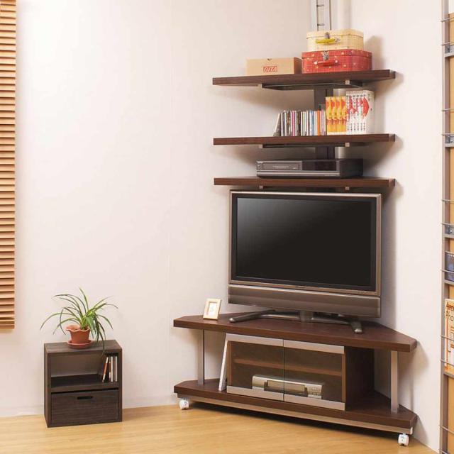テレビ台 木製 テレビラック コーナータイプ 幅 120 高さ 44 奥 40 コーナーテレビ台(幅120cm) ローボード 日本製 | 【公式】LOWYA