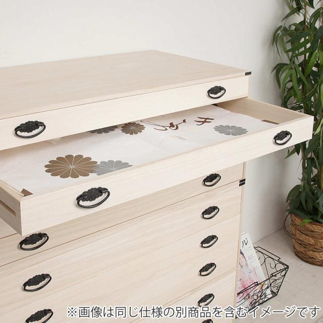 桐タンス 幅99.5cm 5段 上置き兼用 桐収納 衣装箱 引出し 浅型 日本製