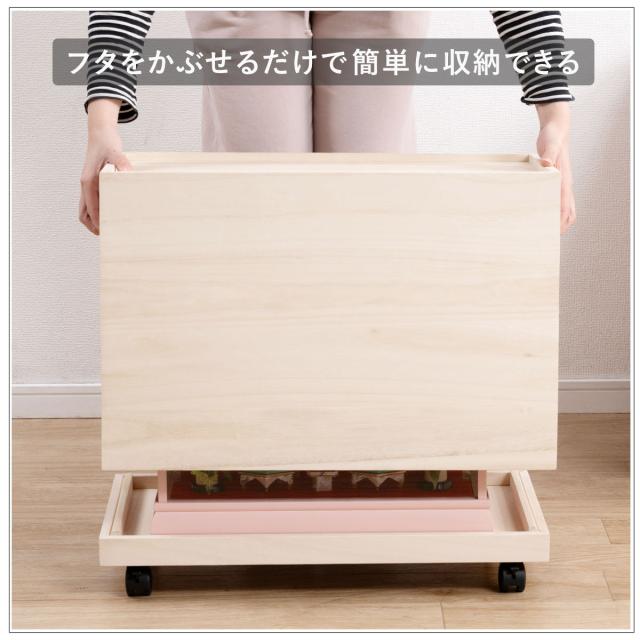 桐姫 総桐雛人形収納ケース1段 高さ49.5cm （ 飾り台 人形ケース 桐製