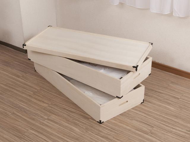 桐 衣装ケース 幅91cm 2段 高さ30cm 衣裳箱 隅金具付 天然木 完成品 （ 桐衣装箱 衣装箱 木製 桐箱 衣類収納 収納 桐箪笥 桐タンス 蓋つき フタ付き 二段 ケース ボックス 収納ケース ）_11