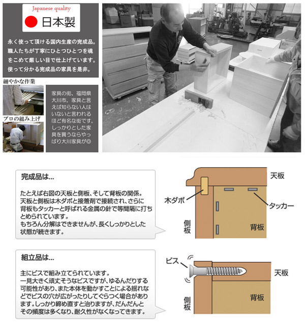 カウンター下収納 チェスト 4段 天然木 幅40cm （ カウンター 収納 キッチン収納 リビング収納 国産 完成品 カウンター下 タンス たんす 北欧 ナチュラル 省スペース スリム 薄型 小物整理 窓下 引出し 引き出し おしゃれ ）_6