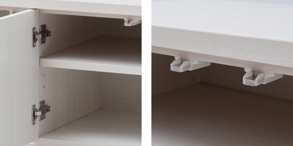 ローキャビネット リビングボード 木目調 幅139cm （ 完成品 国産 キャビネット ロータイプ テレビ台 TV台 ディスプレイ 収納 リビング収納 小物整理 シンプル 幅139 139センチ 139cm ナチュラル ホワイト ）