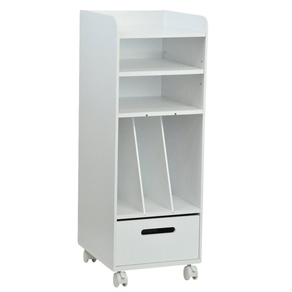 ランドセルラック 収納棚 幅35cm スリム ホワイト 木製 引き出し収納付き ランドセルラック 収納棚 幅35cm スリム ホワイト 木製 引き出し