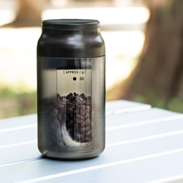 【美品】コーヒーキャニスター 日本製2セット　カフェ食器 【食器洗浄機対応】 ＆NE nikii 保存容器 cafe ポータブルコーヒーキャニスター