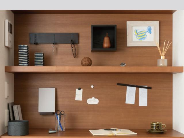 マグネットボード アイパネル 90×240cm 壁面材 磁石 （ マグネットウォール マグネット パネル 壁材 壁 DIY マグネットがつく壁 木目調 両面テープ 接着剤 カットできる 壁紙 後付け 家具 建具 簡単 設置 900mm 2400mm ）_8