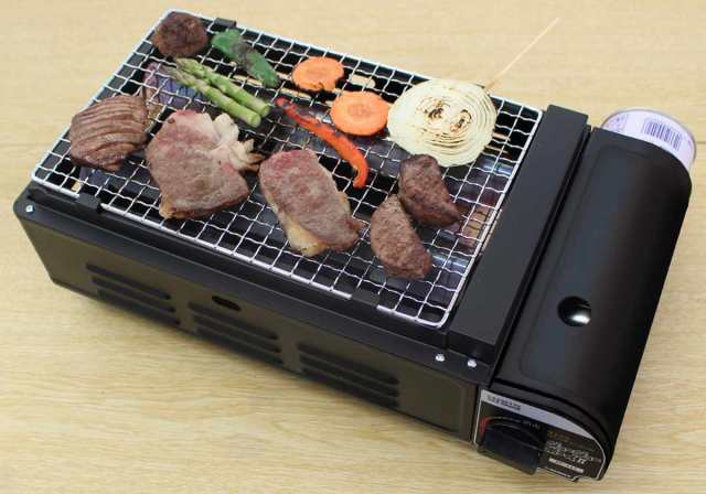 アウトドア バーベキューコンロ ガスコンロ カセットコンロ ジュージューボーイ2 （ カセット ガス バーベキュー 焼肉 コンロ 屋外 キャ｜au  PAY マーケット