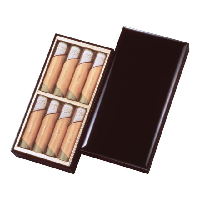 進物 線香 伽羅金剛 塗箱短寸 8入り 贈答用 （ お線香 線香セット 進物