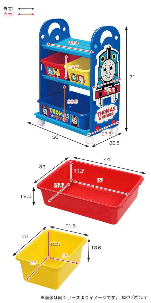 おもちゃ 収納ラック 3段 きかんしゃトーマス トイステーション 送料無料 収納 棚 収納ボックス おもちゃ箱 キャスター付き おもちゃ の通販はau Wowma お弁当グッズのカラフルbox