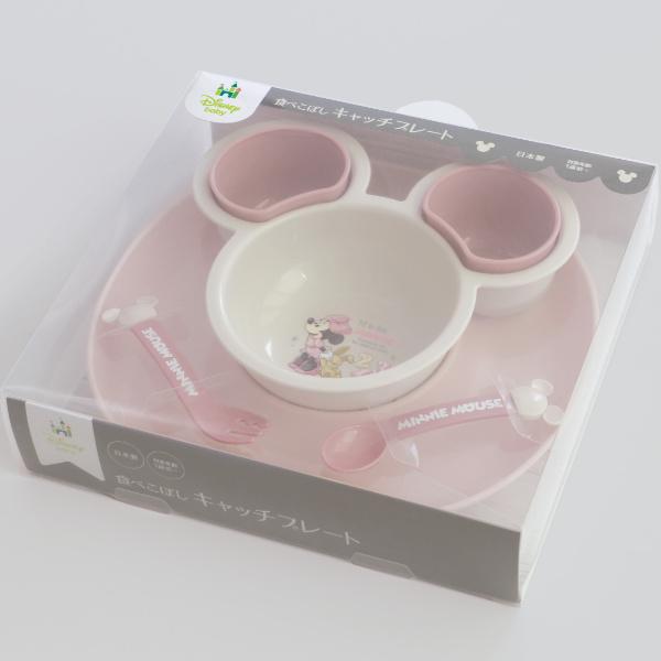離乳食 食器 セット ミニーマウス ワンプレート プレート付 ピンク ベビー ディズニー 日本製 ベビー食器 スプーン フォーク 電子レンの通販はau Pay マーケット リビングート