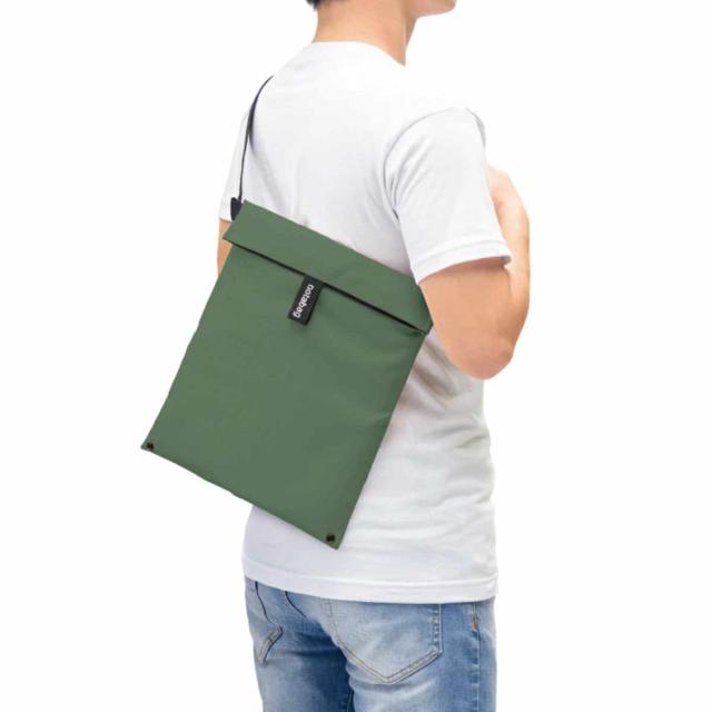 ショルダーバッグ Notabag Crossbody 3WAY （ ノットアバッグ 3way 折りたたみ サコッシュ 手提げ 斜め掛け ミニマル トートバッグ かばん 鞄 カバン バッグ 軽量 コンパクト カラビナ付き 男女兼用 お出かけ おしゃれ ）_9