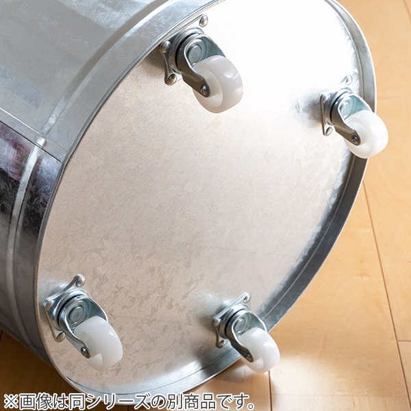 ゴミ箱 33L オバケツ 屋外兼用 キャスター付き （ OBAKETSU ごみ箱 トタン ふた付き 33 リットル ダストボックス柱 バケツ型 収納 収納ケース 屋外 屋内 丸型 ゴミ箱 ふた付き）_18