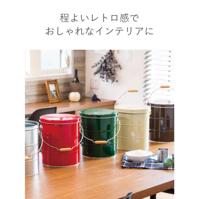 米びつ 5kg オバケツ OBAKETSU ライスストッカー （ 米櫃 ライス