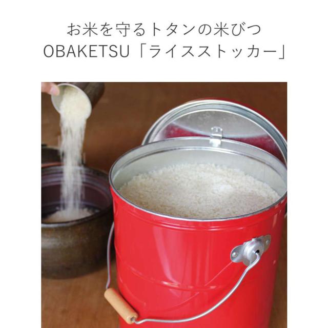 米びつ 10kg オバケツ OBAKETSU ライスストッカー （ 米櫃 ライス