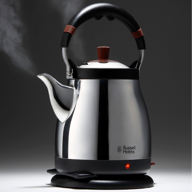 Russell Hobbs 電気ケトル 1L ステンレス製 ケトル藤 Kettle Fuji