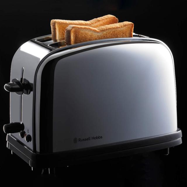 Russell Hobbs ポップアップトースター 2枚 クラシックトースター （ ラッセルホブス 調理家電 キッチン家電 トースター 冷凍パン対応 料理家電 パン焼き トースト パンくずトレー付き 朝食 食パン 山型パン おしゃれ ）_10
