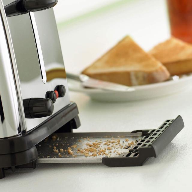 Russell Hobbs ポップアップトースター 2枚 クラシックトースター （ ラッセルホブス 調理家電 キッチン家電 トースター 冷凍パン対応 料理家電 パン焼き トースト パンくずトレー付き 朝食 食パン 山型パン おしゃれ ）_6
