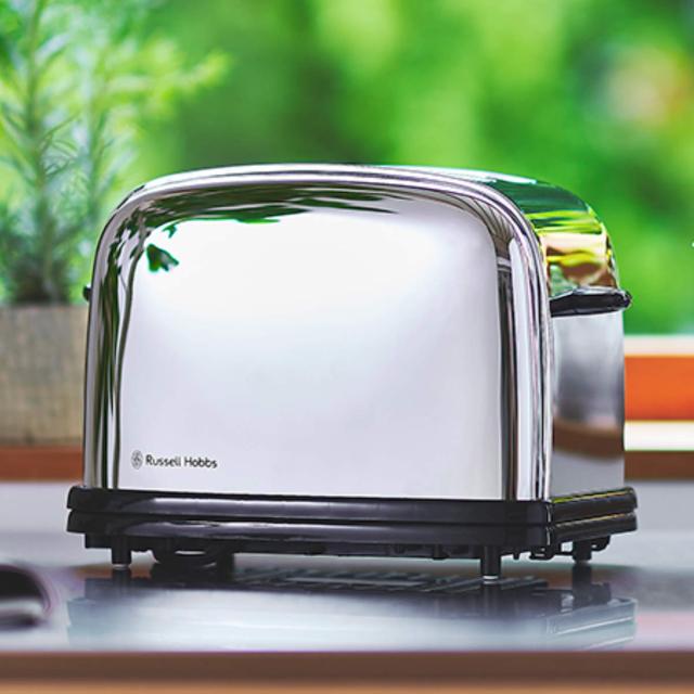 Russell Hobbs ポップアップトースター 2枚 クラシックトースター （ ラッセルホブス 調理家電 キッチン家電 トースター 冷凍パン対応 料理家電 パン焼き トースト パンくずトレー付き 朝食 食パン 山型パン おしゃれ ）_9
