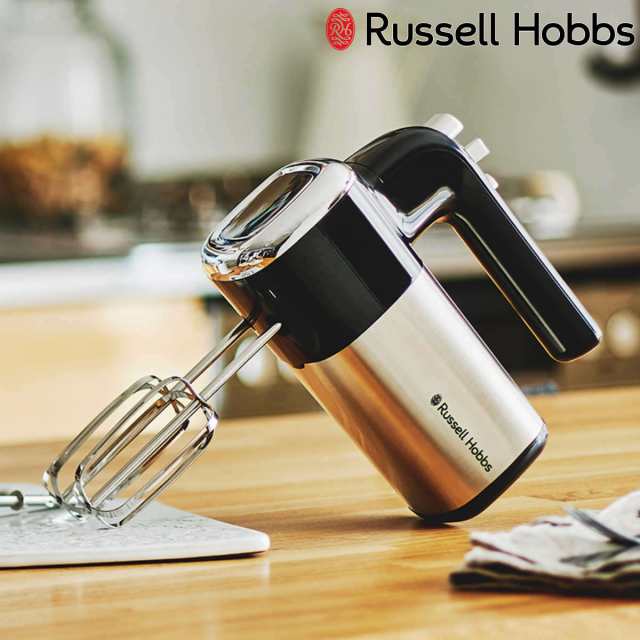 Russell Hobbs 電動ミキサー ベーシックハンドミキサー （ ラッセルホブス 泡立て器 ハンドミキサー 5段階スピード調節 調理家電 キッチ