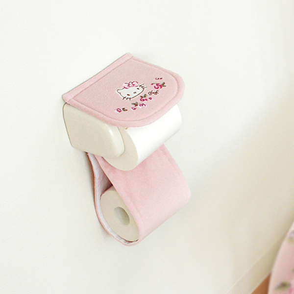 ハローキティ いちご トイレットペーパーホルダー マスコット 新品未