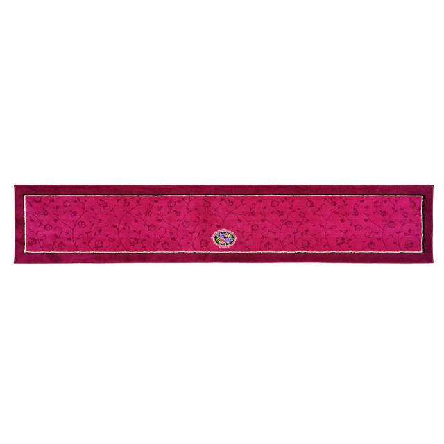 キッチンマット シェニールロゼ 45x240cm 日本製 洗濯可 （ 45cm 240cm 洗える すべり止め加工 高級感 ローズ 薔薇 キッチン マット 台所マット キッチンラグ おしゃれ ウィルトン織り マルチマット ）_12