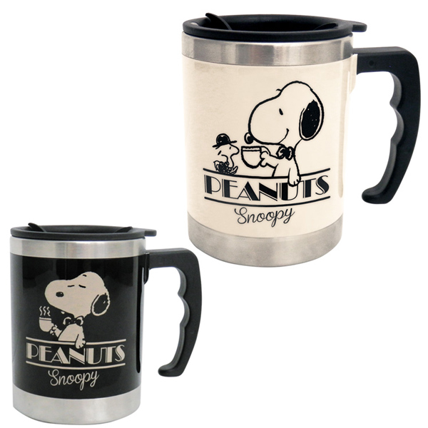 マグカップ 400ml ステンレス 保温 保冷 ふた付き サーモマグ Thermo Mug スヌーピー 保温マグ 蓋付き キャラクター カップ マグ ステの通販はau Pay マーケット インテリアパレット