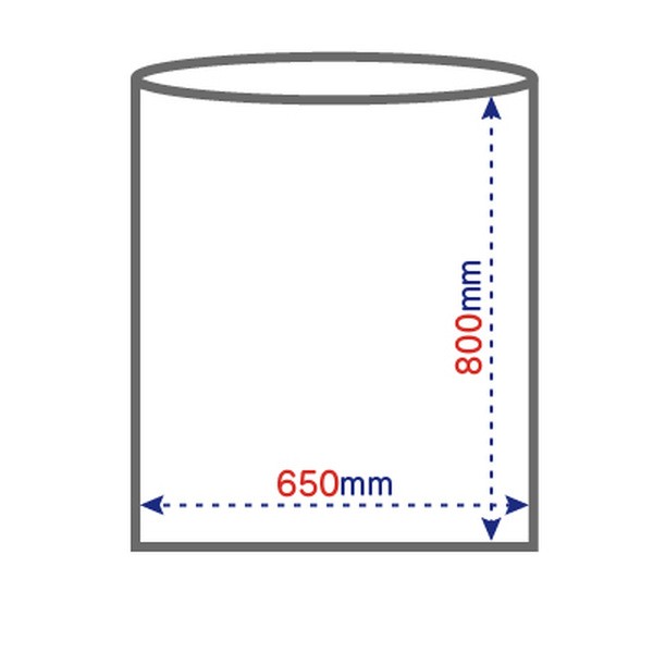 ゴミ袋 120L 120×100cm 厚さ0.04mm 10枚入 透明 GL124 （ ポリ袋 ごみ