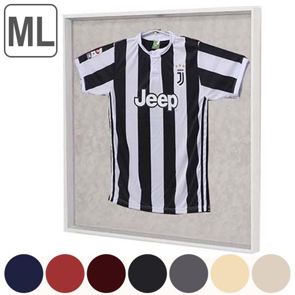 ユニフォーム 収納 ユニフォーム額 L214 MLサイズ フレーム アイボリー （ 額 ディスプレイ 額縁 ユニフォームケース ワイド 壁掛け コレクション ディスプレイケース バックボード 選べる 飾る ハンガー Tシャツ ）