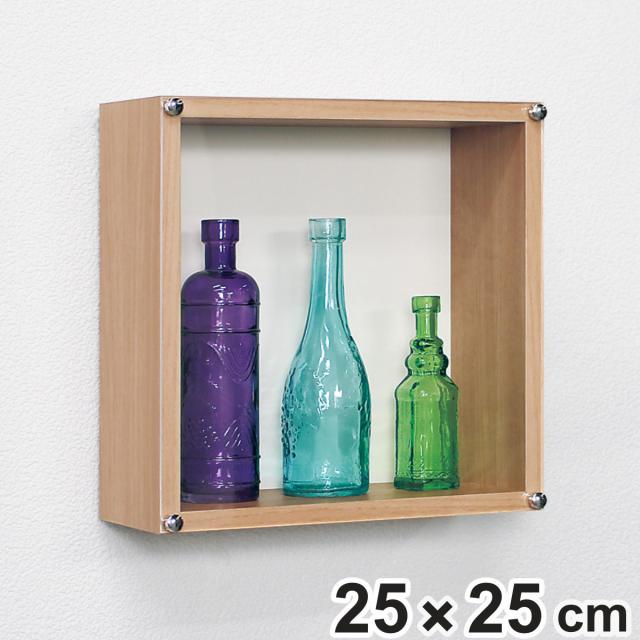 コレクションケース 25×25cm 置き掛け両用 BOX型 フィギュア L401 （ ケース アクリル ボックス 収納 ディスプレイ 保管 透明 薄い 薄型 2way 棚 壁 壁面 収納ケース 収納ボックス 飾り棚 ディスプレイラック 壁面収納 省スペース ）の通販は