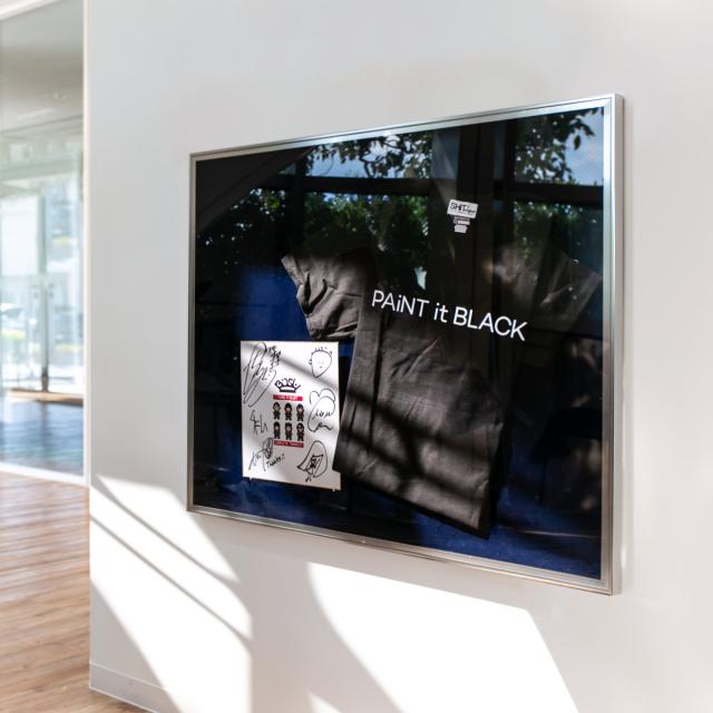 ユニフォーム 収納 ユニフォーム額 L111 S-NV Lサイズ （ ユニフォーム額縁 額 ハンガー付き 日本製 壁掛け 野球 ユニホーム フレーム ネイビー 幅80.3cm サイン入りユニホーム 保管 ディスプレイ 日本代表 サッカー ライブT ）