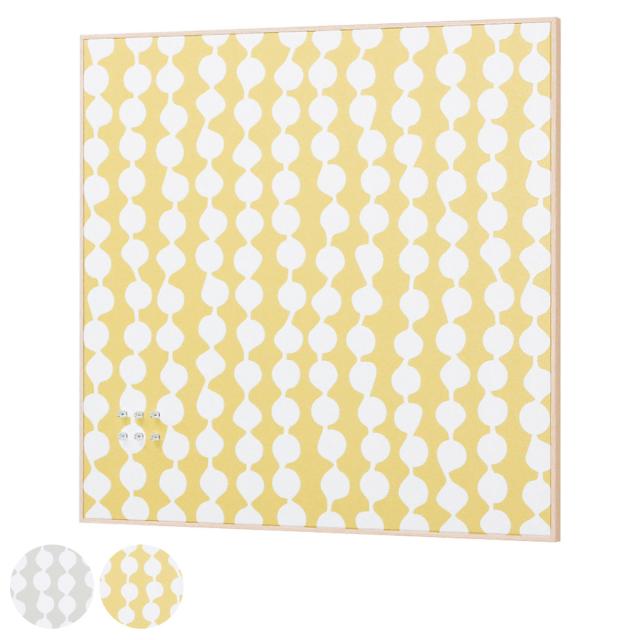 ファブリックパネル ファブリックマグネットボード 60.4ｘ60.4cm ドロップ （ 壁掛け 壁飾り マグネットボード アート パネル ウォールメイツ マグネット 磁石 柄 子ども 部屋 リビング 縦 横 掲示板 北欧風 ）の通販は