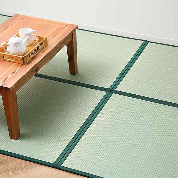 畳 国産 ユニット畳 い草 畳マット 草 約85×85cm 9枚セット い草4層 4.5畳 （ 送料無料 ラグ マット い草ラグ フローリング畳  日本製 置｜au PAY マーケット