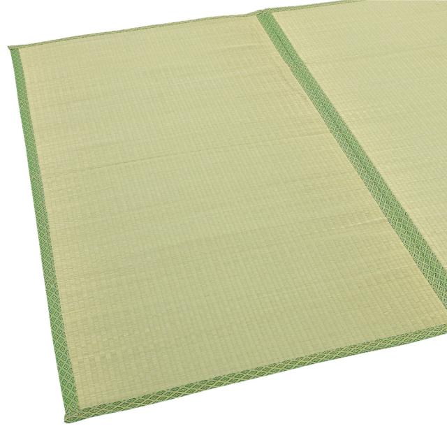 い草 上敷き 鈴草 8畳 本間 約382×382cm 撥水加工 （ い草上敷き 和室 8帖 イグサ マット い草ラグ 敷物 畳マット 天然素材 防ダニ 防カビ 抗菌効果 ）_9