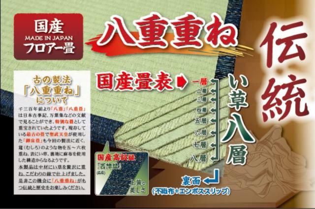 購入注文御手伝いさん 畳 国産 社会的単位畳 い草 8層 縦106〜135×横171〜195糎 （ 大きさ購入注文 購入注文畳 畳つや消し 購入注文 い草引っ敷き い草引っ敷き い草置き畳 取り合わせ畳 八重重ね 防音 奥ふかさ 座蒲団性 上滑り打ちきり付き添い人 ）