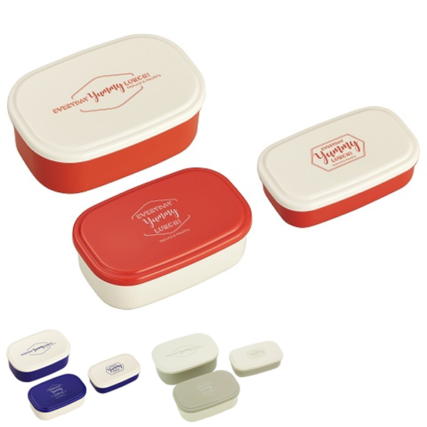 お弁当箱 シールランチボックス Everyday Yummy Lunch シール容器 3個セット ランチボックス デザートケース レンジ対応 食洗機対応 の通販はau Pay マーケット リビングート
