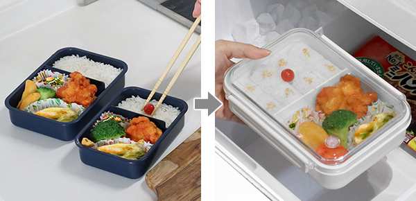 お弁当箱 1段 まるごと冷凍弁当 800ml ランチボックス 保存容器 弁当箱 作り置き レンジ対応 食洗機対応 大容量 シンプル 一段 仕切りの通販はau Pay マーケット お弁当グッズのカラフルbox