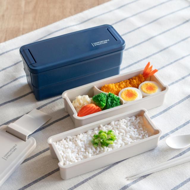 お弁当箱その他 楽天市場】日本製 密閉 弁当箱 950mL 食洗機対応 抗菌 2段 お