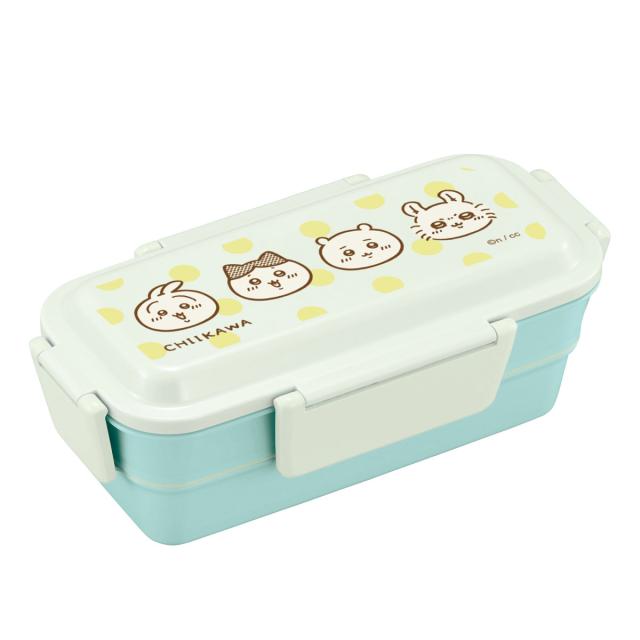 ちいかわランチセット 弁当箱 水筒 ランチバッグ コンビセット （ ランチセット セット 食洗機対応 レンジ対応 二段 抗菌 ドーム型 お弁当 食洗機OK 保冷バッグ 保冷ランチバッグ マグボトル 保温 保冷 カトラリーセット 4点ロック ）_13