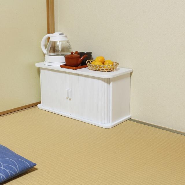 幅60cm・スタンダード＞天然木桐製 カウンター上収納庫 竹製