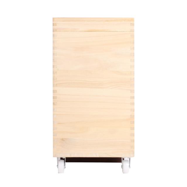 米びつ 桐製 Rice Box 20kg 計量マス付き （ キャスター付き 桐 米櫃