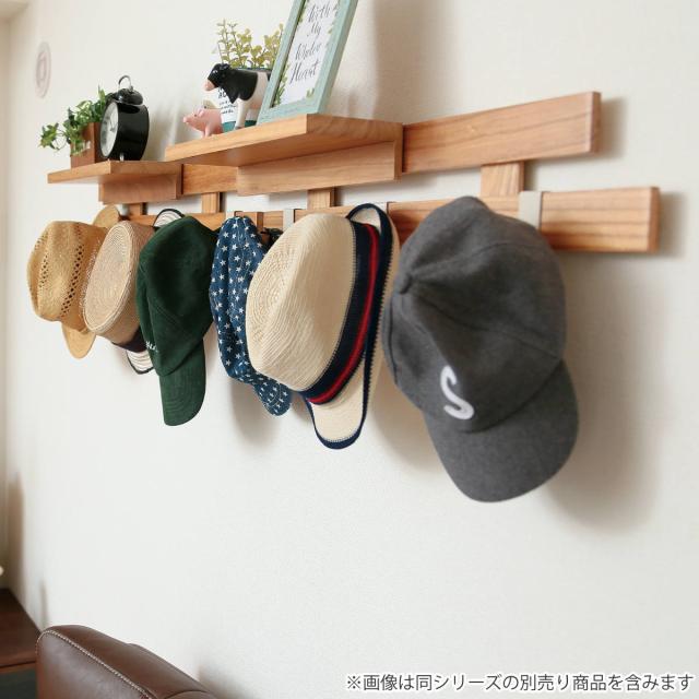 壁掛け すのこ 幅66×奥行3×高さ13cm 壁に付けられるすのこ 2段 フック