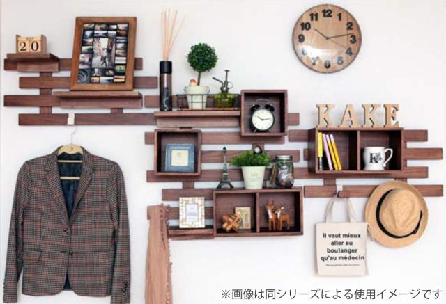 壁掛け すのこ 幅66×奥行3×高さ13cm 壁に付けられるすのこ 2段 フック