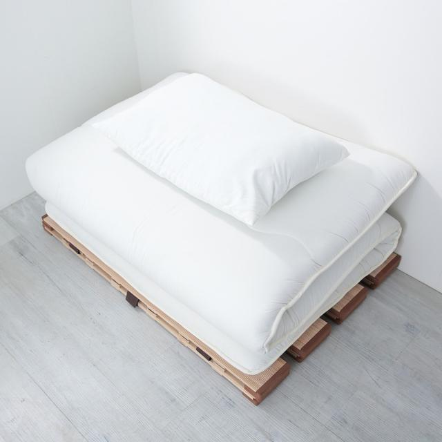 すのこベッド 三つ折り式 シングル 薄型軽量 天然木 （ スノコ すのこ マット 折りたたみ 三つ折り 桐 布団 ふとん 下 布団干し 薄い 軽い 湿気 カビ 対策 完成品 ）_14