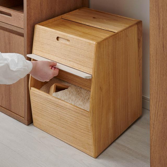 米びつ 30kg KIRISAI 桐のこめ櫃 （ 桐 天然木 日本製 調湿 一合升付き