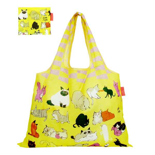 エコバッグ 2way Shopping Bag 猫まみれ デザイナーズ （ ショッピング