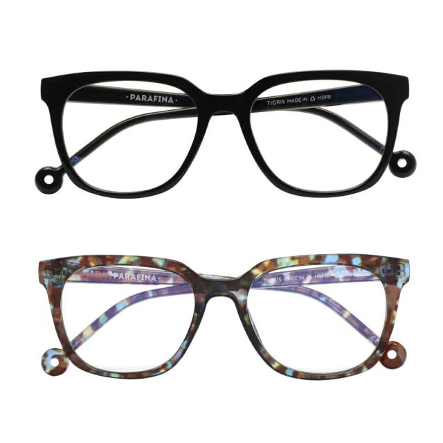PC用メガネ PARAFINA TIGRIS （ メガネ おしゃれ 軽量 フレーム 眼鏡 めがね ブルーライト 反射防止 PCメガネ 度なし ポリカーボネート ）の通販は 7,656円