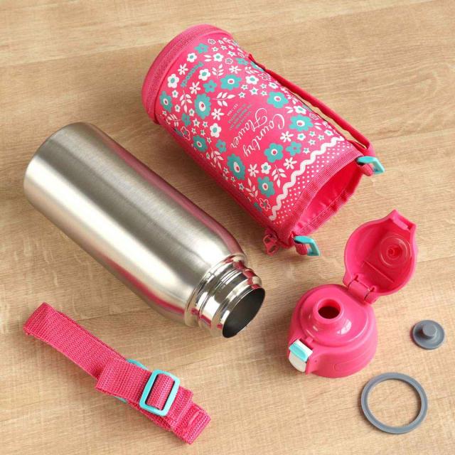 水筒 800ml ワンタッチ ステンレス 直飲み ストレートドリンク 保冷専用 ステンレスボトル ダイレクトボトル 子供用水筒 キッズ スポの通販はau Pay マーケット リビングート