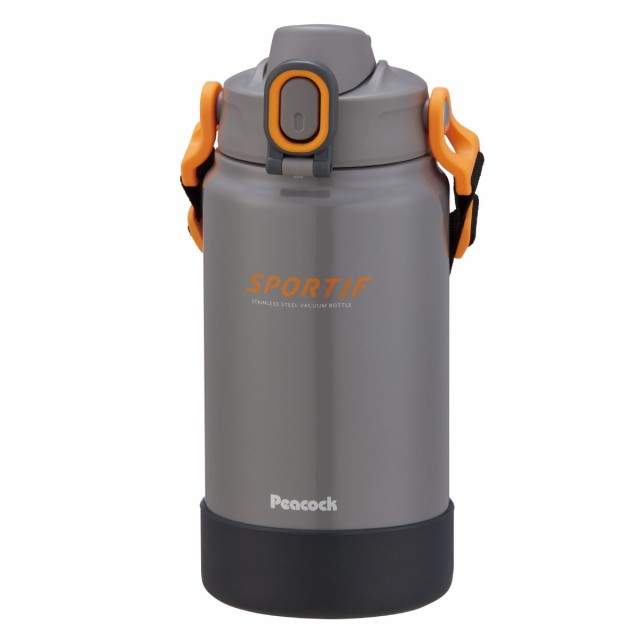 水筒 大容量ワンタッチマグ 1.5L 保冷専用 （ 直飲み ステンレスボトル ダイレクトボトル スポーツドリンク対応 ワンタッチ 1.5リットル 1500ml 広口 スポーツ飲料対応 ショルダーベルト付き 真空二重構造 ）の通販は 5,980円