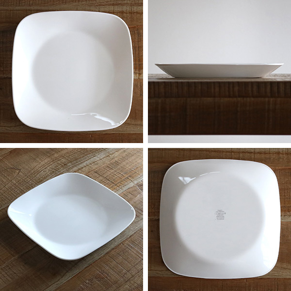 プレート 26.5cm スクエア コレール CORELLE フェアリーフローラ （ 食