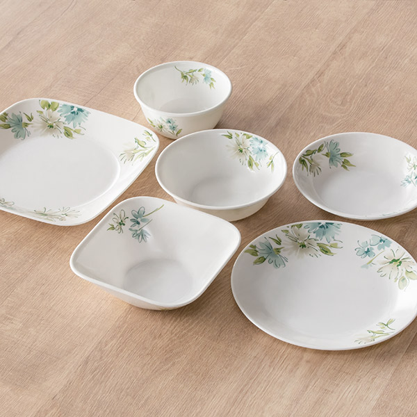 プレート 26.5cm スクエア コレール CORELLE フェアリーフローラ （ 食